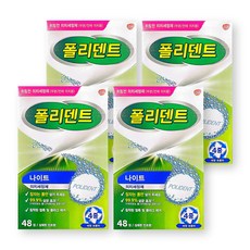 폴리덴트 취침전 (나이트) 틀니세정제 48정