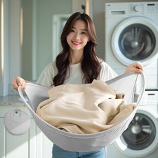 코지스 이지런드리 세탁바구니 접이식 대용량 빨래바구니, 그레이 그레이