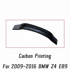 BMW Z4 E89 컨버터블 쿠페 09-16 리얼 카본 트렁크 리드 덕테일 스포일러 리얼 Carbon Fibe, Carbon Printing