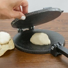 8 인치 알루미늄 금형 홈 주방 레스토랑 Bakeware 도구 다이닝 프레스 핸들 Foldable Tortilla Maker Easy