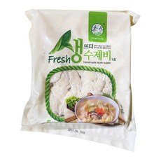 [송학식품] 뜨더 생수제비 1kg _ 수제비, 1개