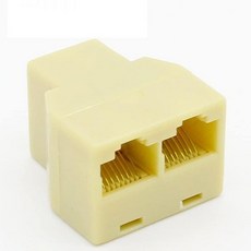RJ 45 스플리터 어댑터 커넥터 이더넷 네트워크 어댑터용 소켓 RJ45 케이블 CAT5 LAN 8P8C 노트북용 모듈러 플러그