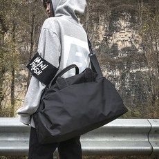 스포츠가방 한국판 스쿠터 남녀출장 기내용 가방 대용량 스포츠토너 숄더백, 1.그레이, 1.크다