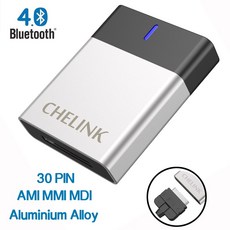 Chelink 30 핀 핸즈프리 aux 블루투스 차량용 키트 audi alpine car stereo 용 ami/mdi/mmi 오디오 인터페이스 어댑터, 1개