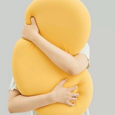 라온텐 말랑말랑 푹신한 꿀잠 쿠션 베개, yellow