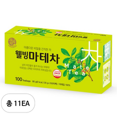 우리차 웰빙 마테차, 800mg, 100개입, 11개