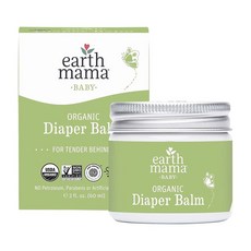 얼쓰마마 오가닉 다이아퍼밤 60ml / Earth Mama Organic Diaper Balm 2oz, 1개