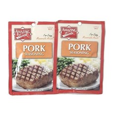 Generic Amazing Taste Seasoning Bundle 2 pack Spice Chili 1oz, 1) Pork 0.75oz, 없음, 없음 - 어메이징