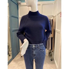 [갤러리아] 쥬크[20겨울]하프넥 래글런 캐시미어 니트 탑 Z204KSK107
