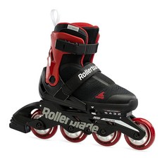 Rollerblade 마이크로블레이드 프리 3WD 어린이 인라인 스케이트 블랙 & 레드