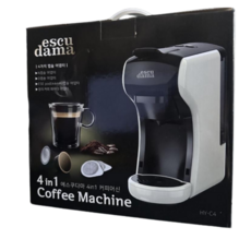 에스쿠다마 하이브리드 4in1 커피머신 HY-C4 다양한 캡슐 기계 하나로 즐기세요!