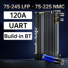 JBD 리튬 배터리 관리 시스템 스마트 BMS LiFePO4 이온 UART 가열 DB24SA01 7S-24S 60A 100A 150A, 02 7S-24S 3.2V LFP, 08 120A UART