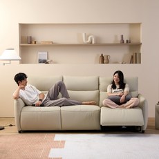 리바트 세계가구 브로첸 4인 천연가죽 일면형 리클라이너 (2종)
