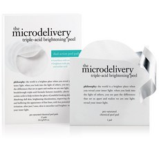 Philosophy 필로소피 Microdelivery Triple-Acid 브라이트닝 필 패드 12 pads 0.93oz(26.4g), 1개