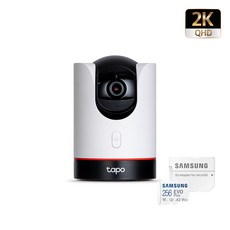 티피링크 2K QHD 스마트 Wi Fi AI감지 홈 카메라 Tapo C225 + 삼성 정품 메모리카드 256GB