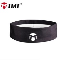 TMT 스포츠 땀흡수 운동 머리 헤어 밴드 5종, BLACK