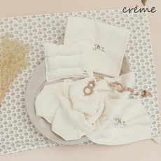[크레므앙팡] 바슈 베이비 수유 거즈 블랭킷+베개세트