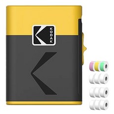 코닥 메모 라벨 프린터 ERA Yellow + 카트리지 번들 세트, (m50 프린터), 1세트