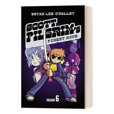 Scott Pilgrim Comics 1-6 영국 버전 Bryan Lee O'Malley, Crooked Scott 만화책 6권 영국판
