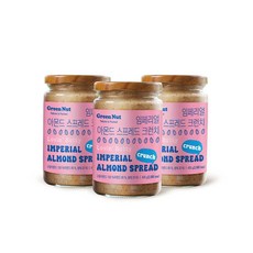 (M) 임페리얼 아몬드버터 크런치 3통 (400g*3통), 3개, 400g
