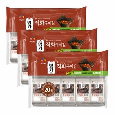 비비고 직화구이김4.5G*20봉 X3개, 단품, 단품