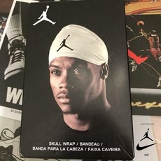 조던 스포츠 헤어밴드 드라이핏 스컬 랩 Jordan Skull Wrap, 화이트