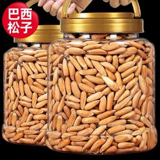 중국산 잣 수입 대량 진공포장 브라질잣, 반근[바삭바삭한 알갱이](1대캔)+품질보증, 1개