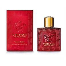 베르사체 향수 50ml Versace Eros Flame for Men Eau De Parfume Spray 1.7 Ounce, 1개 - 베르사체에로스플레임