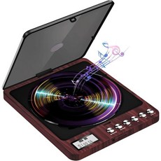 스피커가 있는 휴대용 CD 플레이어 2000mAh 충전식 워크맨 3.5mm 헤드폰 잭 자동