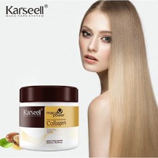 Karseell 정품 1000G 대용량 틱톡 유명 콜라겐 마카 헤어 트리트먼트 딥 컨디셔닝 케어 팻킷 본품 리필 세트