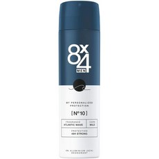 8 x 4 Men Deo Spray No. 10 대서양 웨이브 (150ml) 마르 친밀한 나무의 향기를 가진 남성을위한 데오도, 1