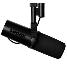 SHURE 슈어 다이나믹 마이크 SM7dB 프리앰프 탑재 ​​카디오이드 단일 지향성 XLR 유선 스트리밍 전달 녹음 녹음 실황 게임 게이밍 팟캐스트 보컬 DTM 택록