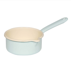 리스 에나멜 법랑 소스팬 0.75L 14cm 터키색 Riess 오스트리아