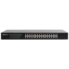 넥스트 24포트 POE+ 스위칭허브 NEXT-POE6128SFP-TP