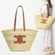 셀린느 20SS 트리오페 라피아 라지 토트백 192492 CGG 04LU