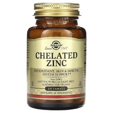 Solgar 솔가 킬레이트화 아연 22mg 100정, 1개