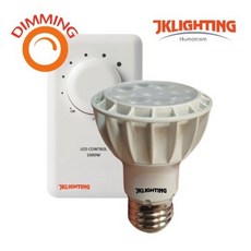 JK LED PAR20 8W 조광용 디밍용 다용도 조명 전구 램프 주광 전구 주백색 정광, 6500K(주광색), 1개