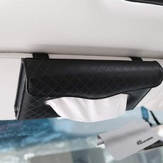 Raksonic 2021품질판차용 티슈 커버 차재 수납 복구티슈 수납수납 주머니 산 바이 더에 설치가죽조 카 용, 1