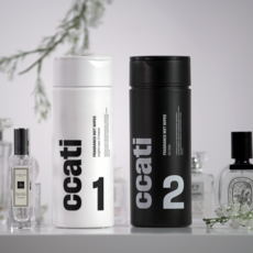 까띠 차량용 물티슈 향기 청소 세정 알콜 소독 퍼퓸 선물 ccati 70매 2컬러, 1개