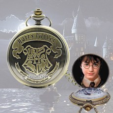 코스프레 컨셉촬영 회중시계 해리 포터 회중 시계 목걸이 플립 넣어 사진 호그와트 마법 학교 Wizardry 석영 시계 남성 여성 선물