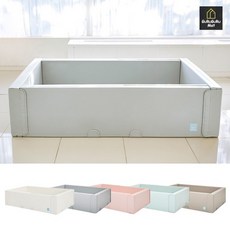 구르구르 점보형 범퍼침대 겸 놀이매트 컬러선택, 크림화이트