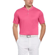 PGA TOUR 남성용 피케 반소매 골프 폴로 셔츠 새로운 캐주얼 칼라 피코트 X-Large