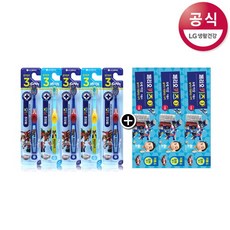 베비언스 페리오키즈 3단계 헬로카봇 칫솔 5개+스텝3 치약 3개, 단품없음