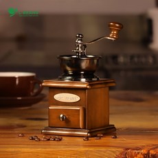 L-BEANS 핸드 그라인더 커피 가정용 수동 커피 머신 소형 커피 콩 그라인더 그라인더, 클래식, 용량