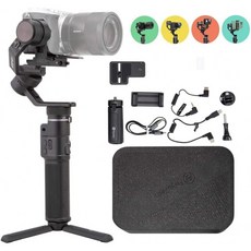 FeiyuTech G6 Max 미러리스 카메라 용 3 축 핸드 헬드 짐벌 안정기 Sony A6400 시리즈 RX100 시리즈 Go, 단일상품