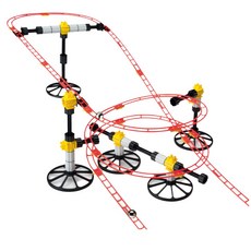  유아 두뇌발달 장난감 기초물리교구 구슬 슬라이드 구슬트랙 만들기 유치원 