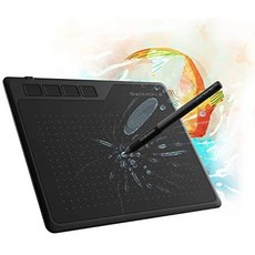 GAOMON S620 6.5 x 4 인치 그래픽 태블릿 (8192 패시브 펜 포함) 디지털 드로잉 및 OSU 및 온라인 교육용, Black, 상세 설명 참조0