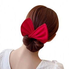 똥머리머리띠도트