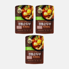 순두부찌개양념 정통 순두부양념 양념장 풀무원 140g X 3개
