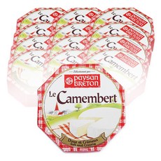 페이장 브레통 르 까망베르 치즈 125gx12개 (간식 빵), 12개, 125g